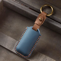 Leather Car Key Case Key Bag Car Smart Key Fob Cover Shell for Volvo S60 V60 S90 V90 Xc40 C40 Xc60 Xc90 Polestar 2 3 4 5 6