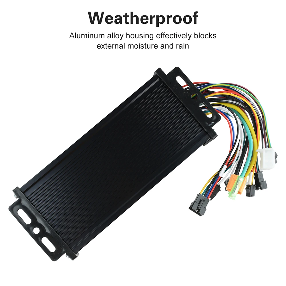 36V 48V 52V 60V 64V Sine Wave Brushless Motor Controller 1000W 2000W 40A For S866 V889 No. 2 Protocol LCD Instrument E-bicycle