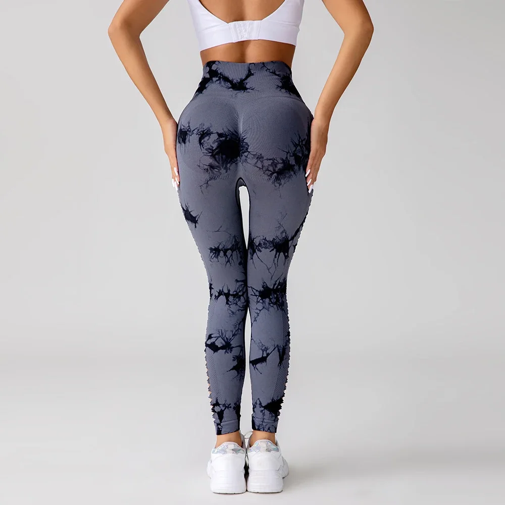 Leggings de fitness pour femmes, sexy, slim, taille haute, sans couture