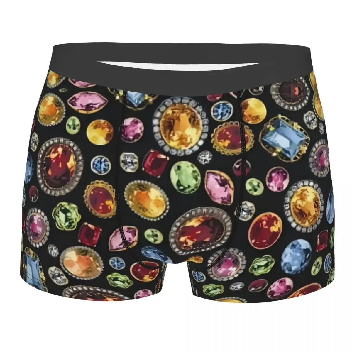 Custom Cartoon Jewelpet Sanrio Japanese Anime Boxer Shorts For Men 3D Print Underwear Panties Briefs Stretch Underpants