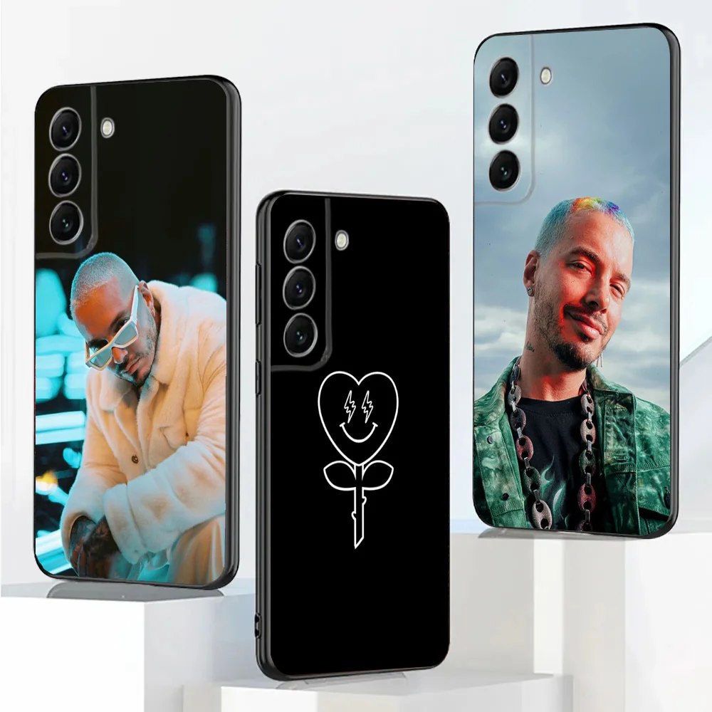 

Singer J B-Balvin Phone Case For Samsung Galaxy A20,A21s,A22,A31,A32,A52,A53,A72,73,A80,A91 Soft Black Cover