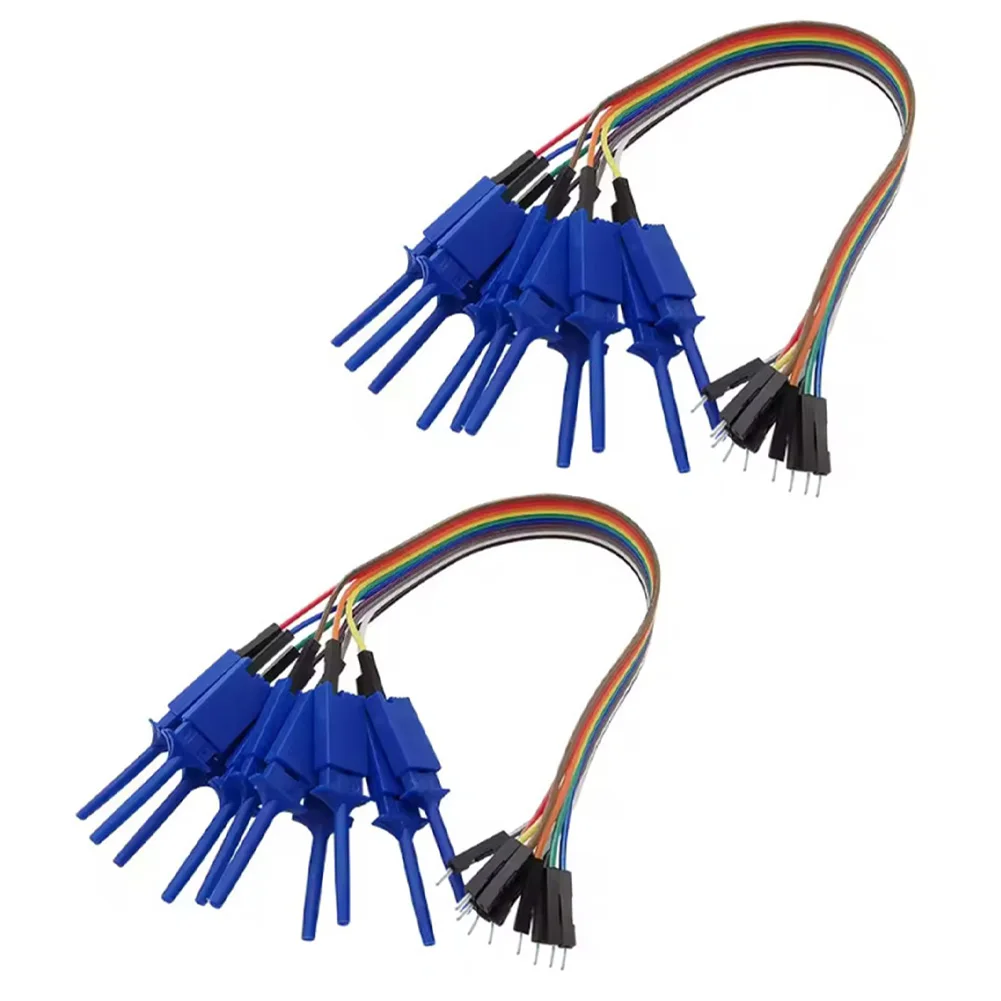 Hobby Component Analysis 20cm Logic Analyzer Stable Performance Testing Kit Cable Clamp Efficient Testing Features