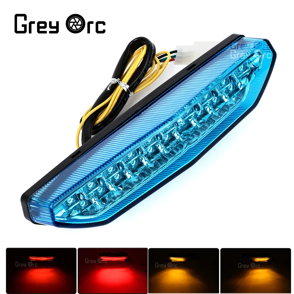 

Motorcycle LED Taillight For Kawasaki Ninja ZX-6R ZX6R ZX 6R 2007 2008 Rear Tail Light Brake Turn Signals Integrated Light