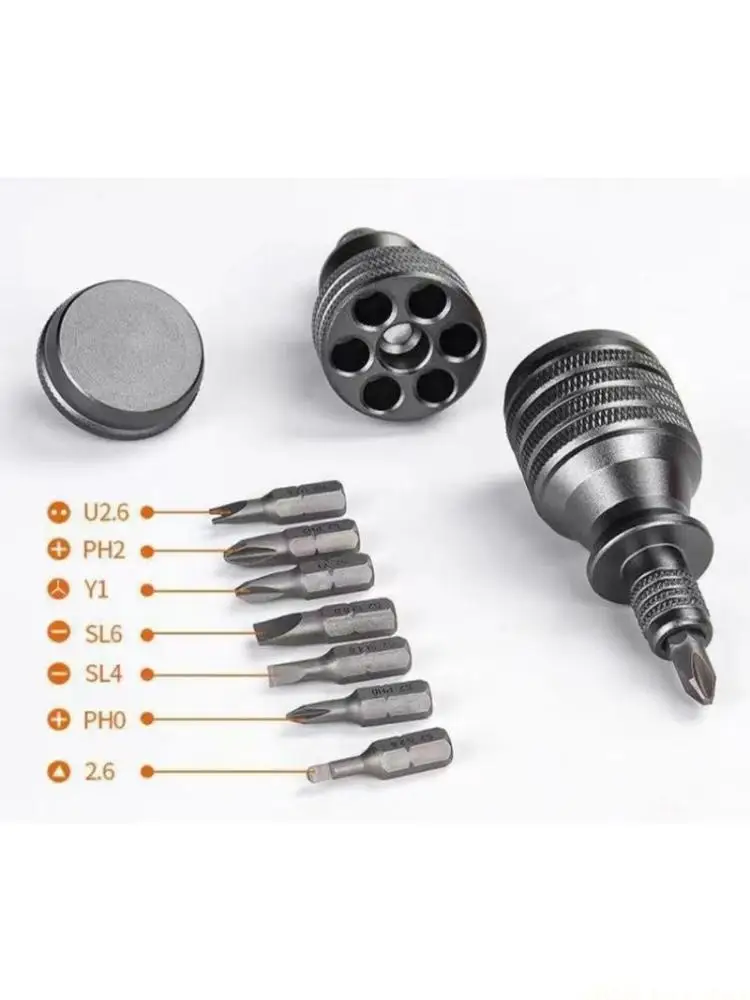 

A2BE Alloy Handle with 7Bit for Shank Comfortable Mini ScrewDriver Holder