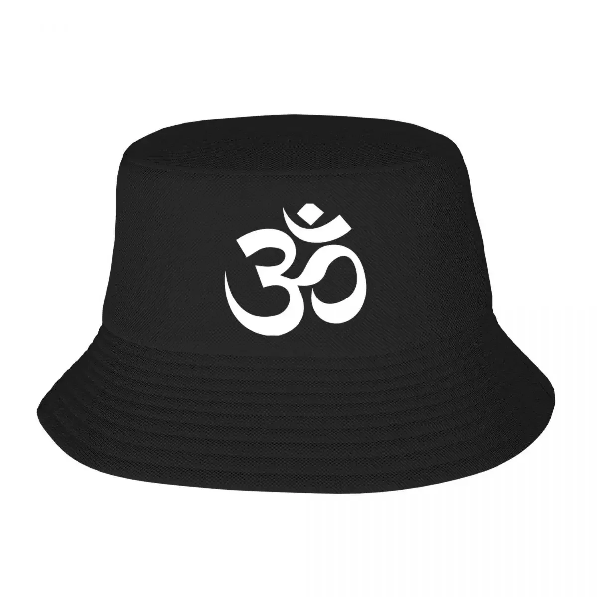 Custom Mandala Om Bucket Hat Women Men Buddhism Aum Yoga Meditation Beach Sun Summer Camping Cap