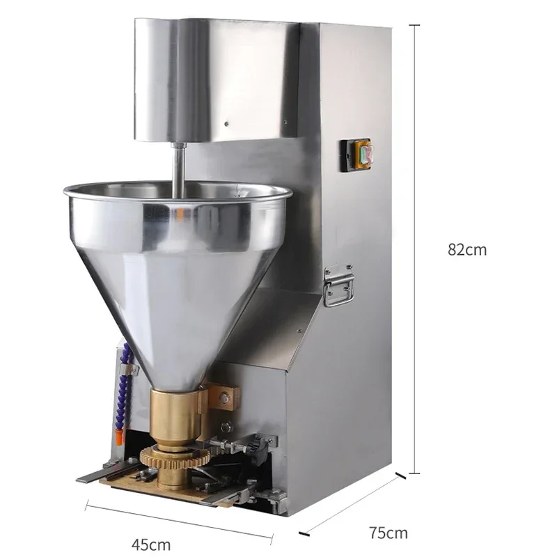 Коммерческая машина для фрикаделек 1100 Вт, автоматическая машина для формования мясных шариков из рыбы, говядины