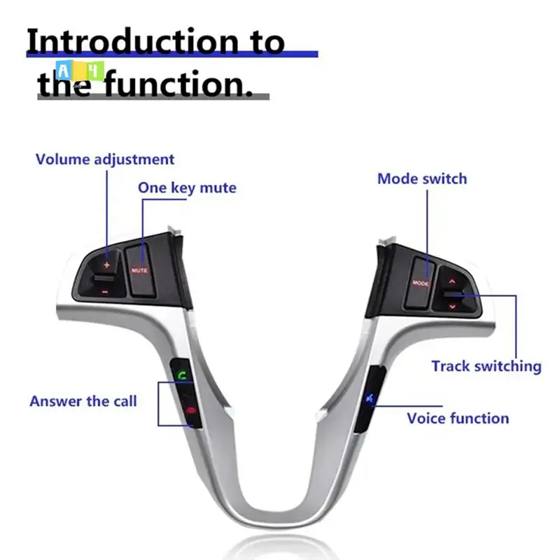 

A04E-Multifunction Steering Wheel Switch With Harness For Hyundai ACCENT Solaris Steering Wheel Button 96700-1R0304X