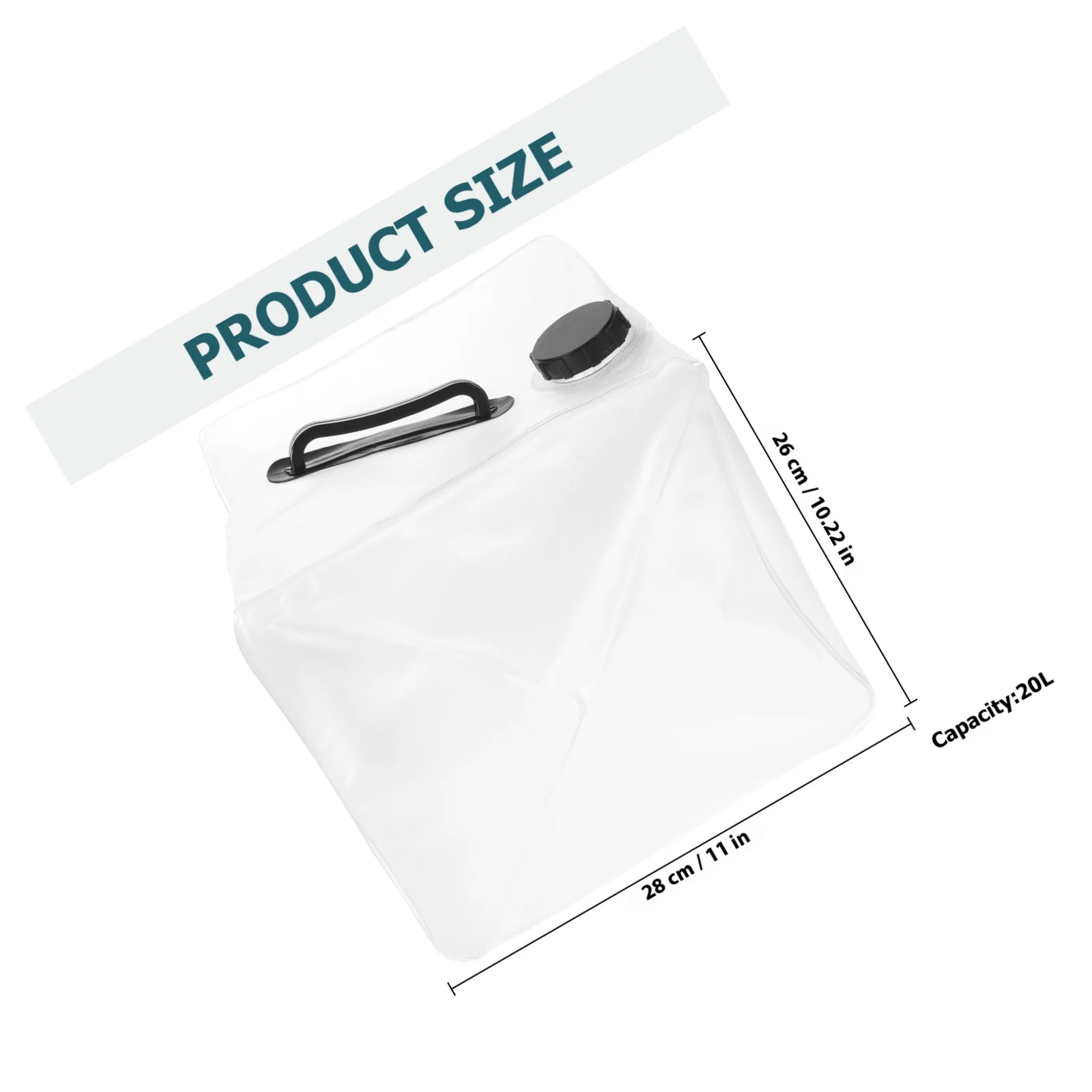 2 قطعة حاوية المياه المحمولة في الهواء الطلق قابلة للطي سعة كبيرة إبريق الماء التخييم تخزين دلو دلو قابل للطي