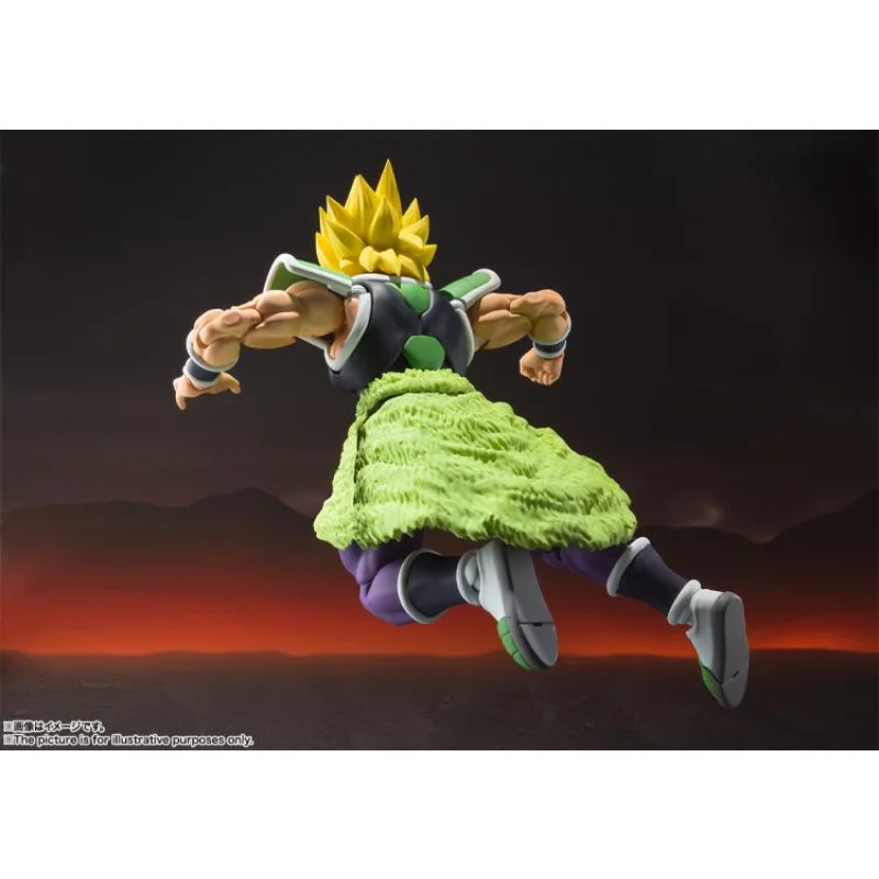 Hot-blooded toy model figure, Dragon Ball Super SHF Broly, brunette, awakening, universe, battle suit