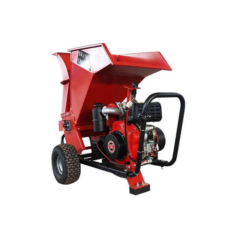 Model DCSZ-120 Orchard Branch Shredder Small Tree Wood Wood Shredder Gasoline Diesel Electric 220V Mobile Shredder