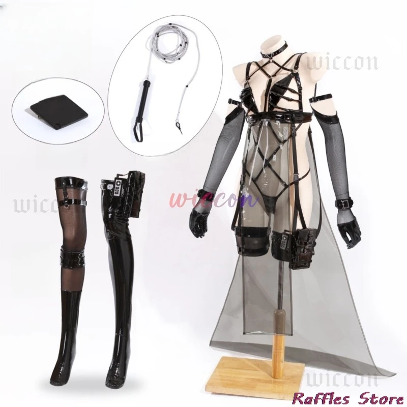 

GODDESS & NIKKE Mihara Cosplay Costume Women Combat Uniform Wig Party Dress Outfit