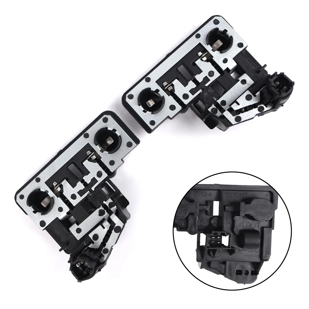 

Tail Lamp Bracket Rear Bulb Holder Direct Replacement Plastic Metal Left And Right Fitment 2 Pieces Included As Shown