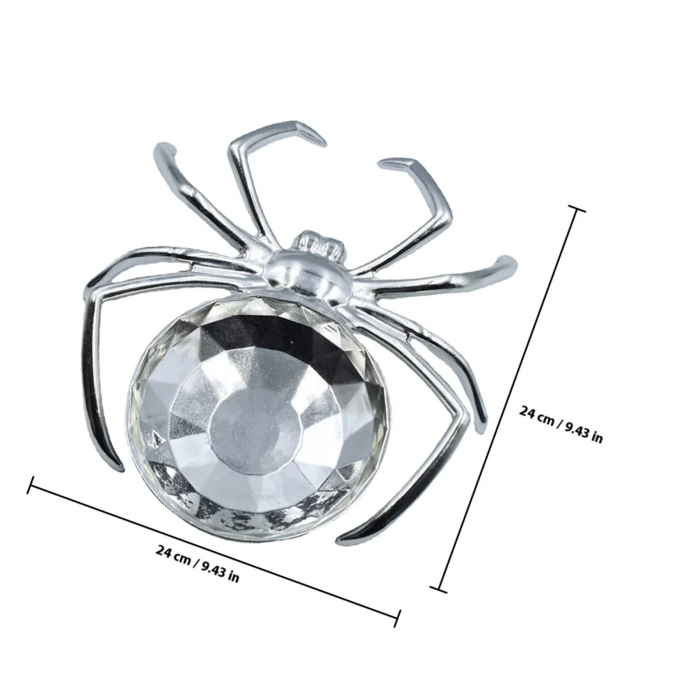 طبق فاكهة عنكبوت بلاستيكي على طراز الهالوين، صينية حلوى منزلية متعددة الوظائف للاستخدام اليومي، صينية فواكه لسطح المكتب قابلة لإعادة الاستخدام