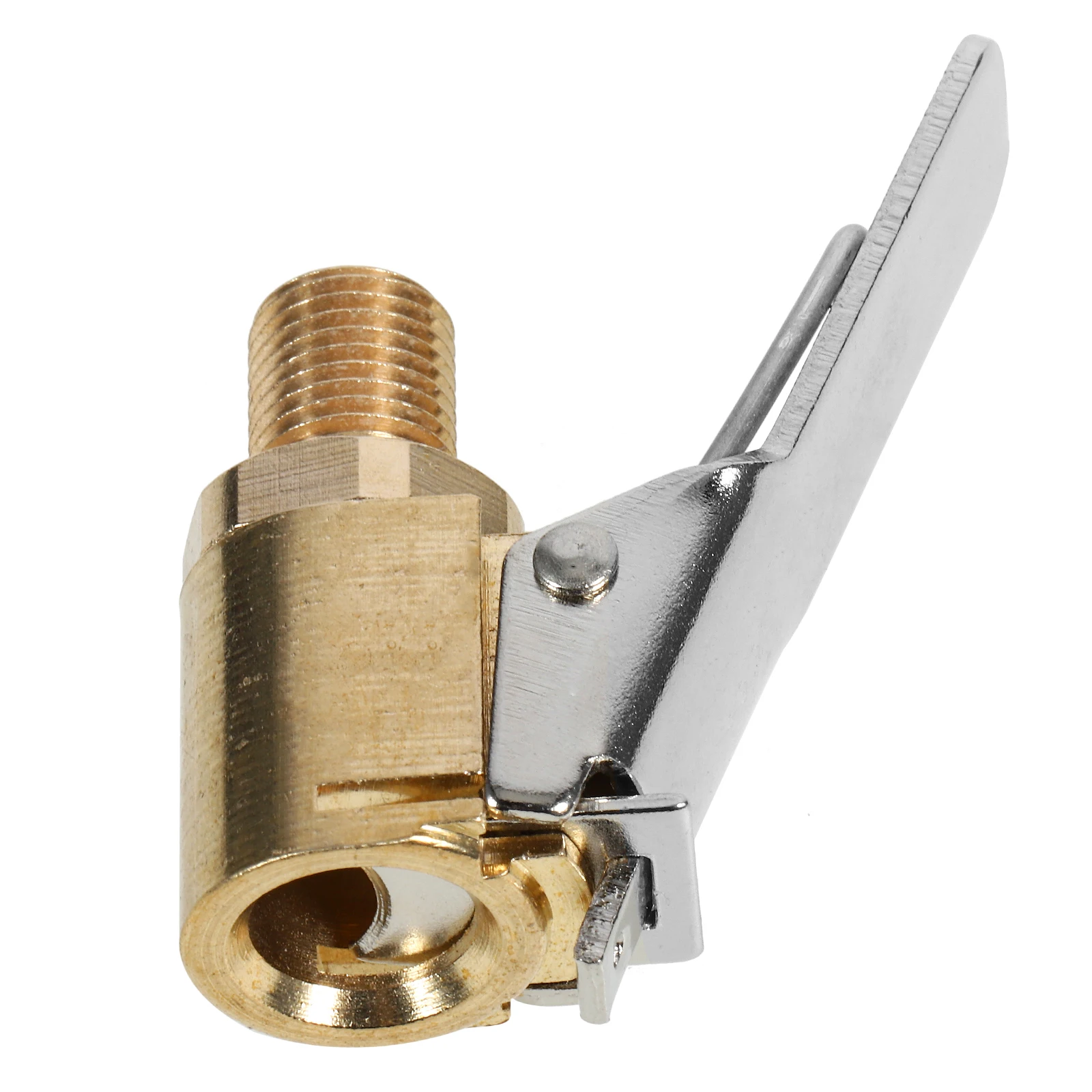 Air Pump Adapter Car Inflator American Style Motorcycle Valve Thread Nozzle Copper Bike Tyre Inflator Clamp Design Durability