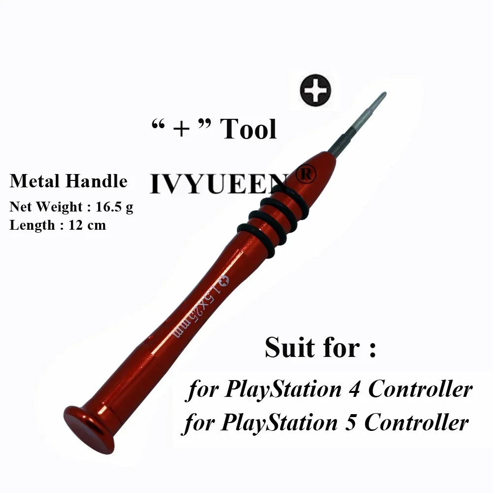 IVYUEEN Game Tools Kit for Sony PlayStation 5 PS5 PS4 Controller Philips Screwdriver Tear Down Repair Tool for DualSense Screws