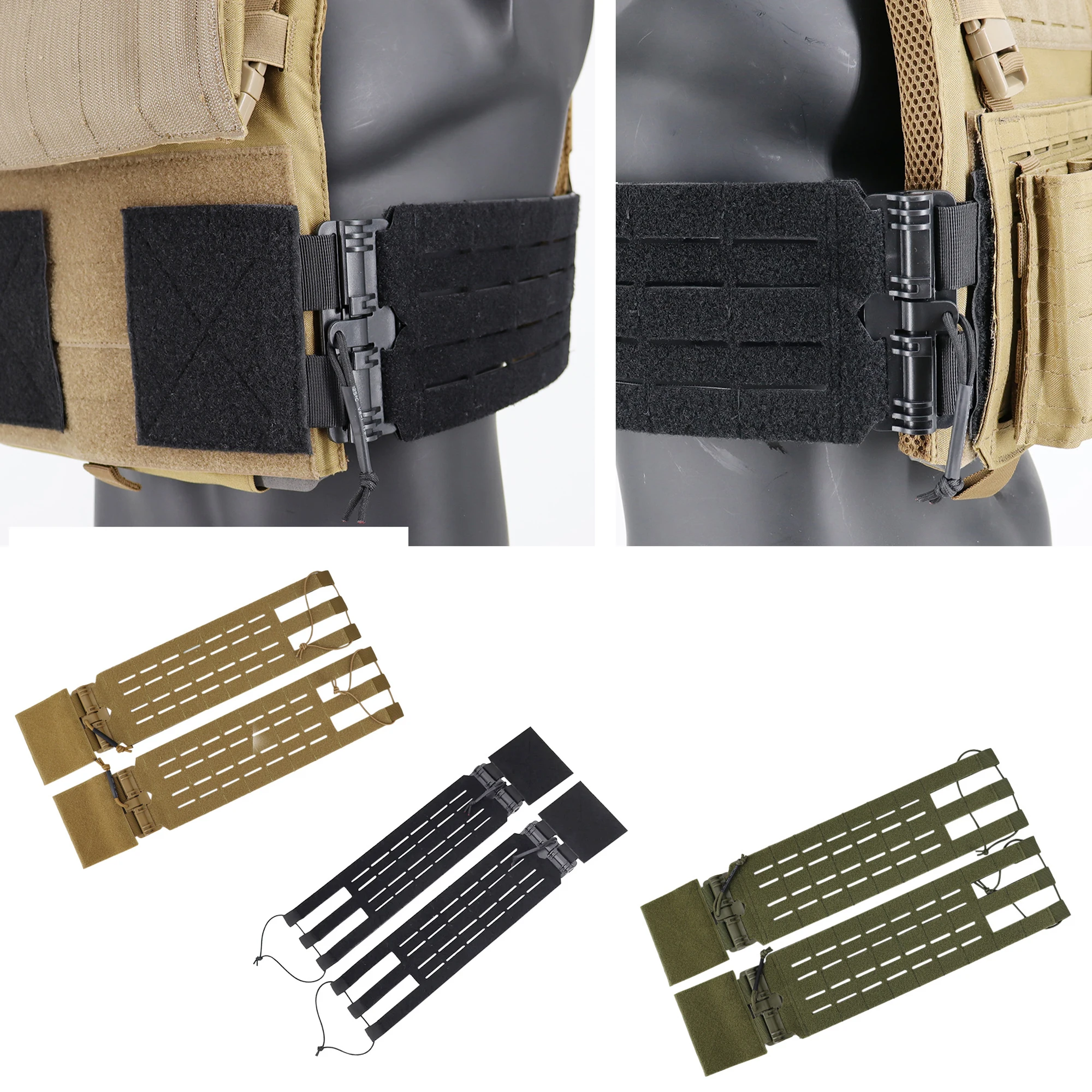 Tactical Full Molle Vest Cummerbund With Quick Release Buckle Set For Hunting Airsoft JPC CPC 6094 420