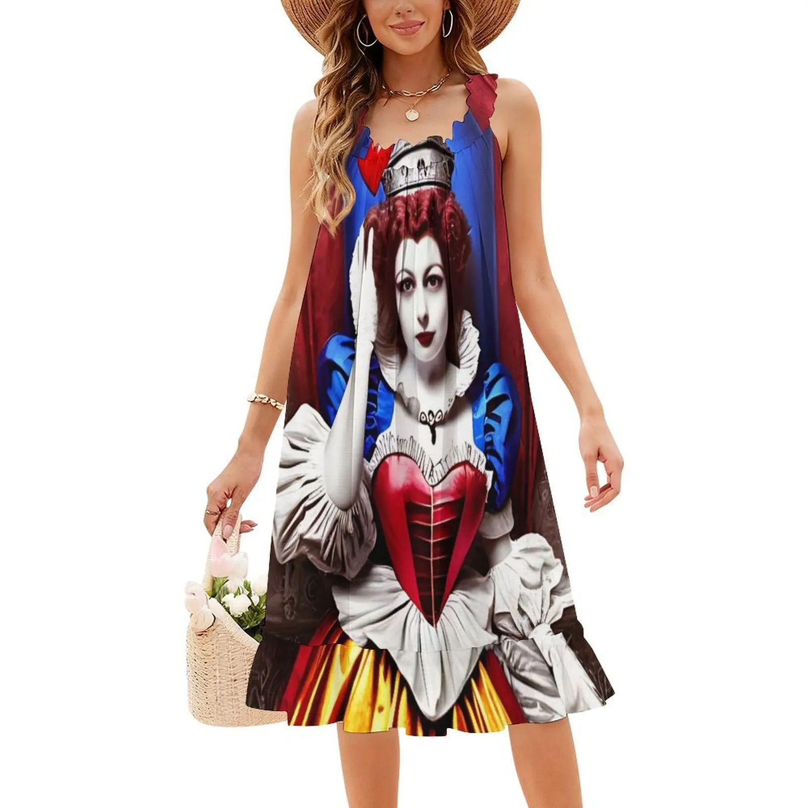 Vestido Bata Floral Reina Fiesta Verano - usage example