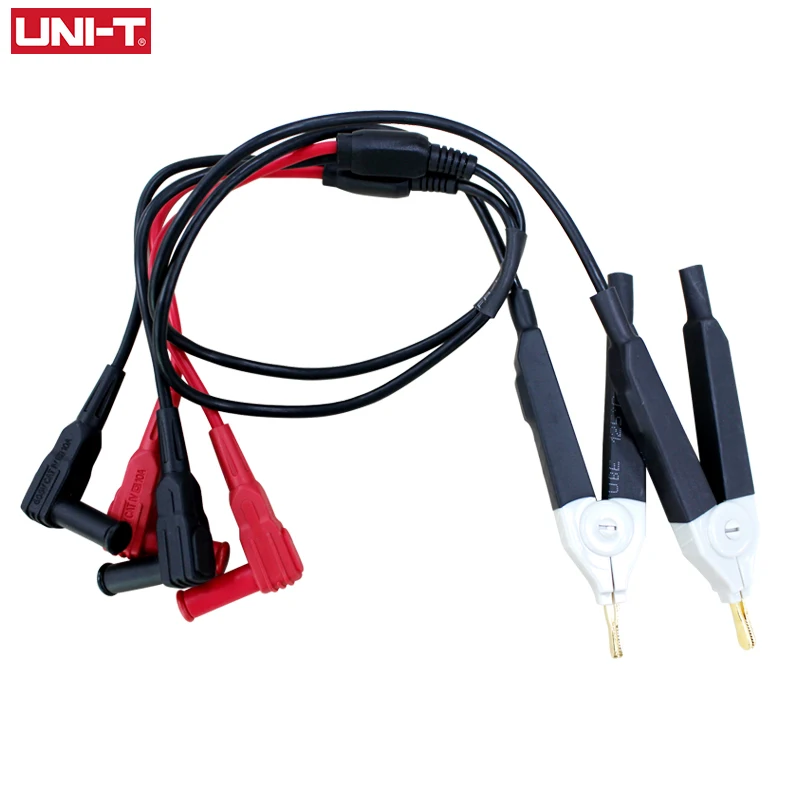 UNI-T UTL61 Parti Kelvin Cavi Test Per Multimetri Sonde Clip LCR Meter Cavo di Filo Si Applica A UT612/UT611 Accessori Durevole