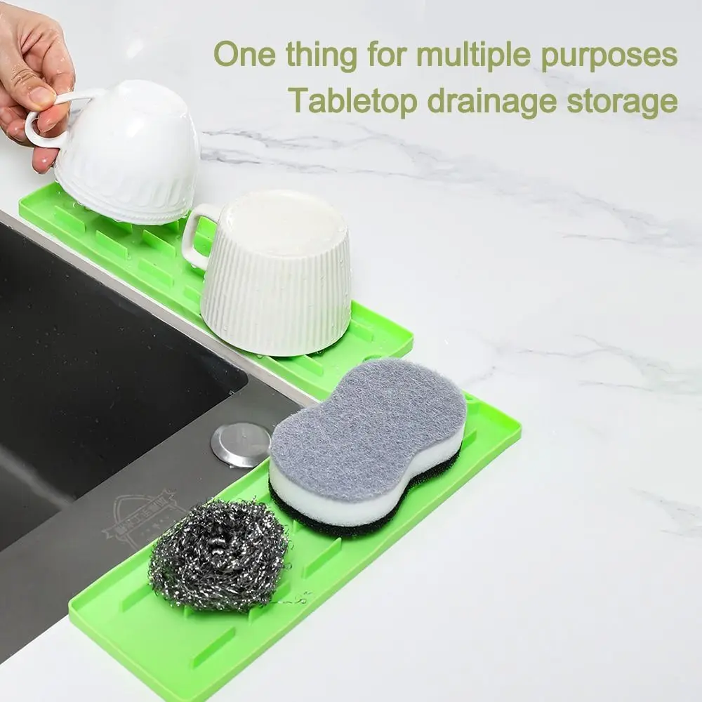 

Multi-function Countertop Pot Lid Storage Mat Non-Slip Splash Kitchen Sink Pad Countertop Protector