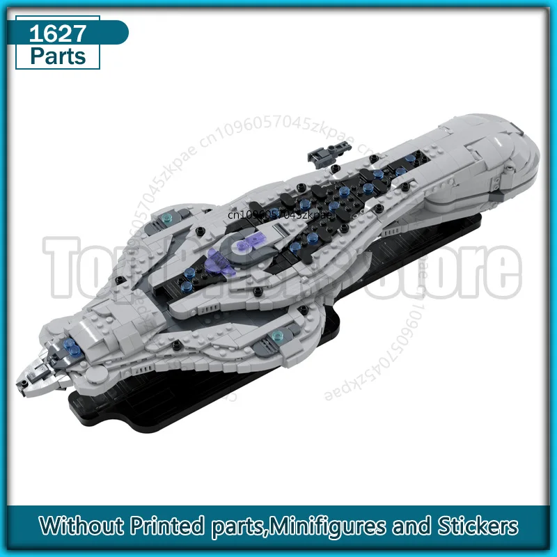 Shadow of Intent MOC بنة عرض سفينة الفضاء مجموعة ألعاب تجميع الأصالة عرض الطوب هدايا عيد الميلاد