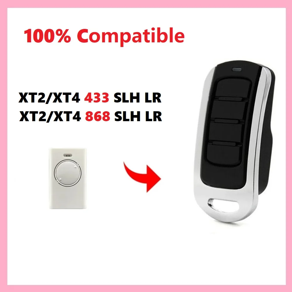 Copy For XT2 XT4 433 868 SLH LR Garage Door Remote Control 433MHz 868MHz XT4 433 RC Garage Door Opener Hand Transmitter