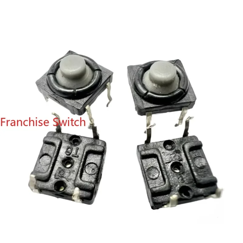 

200PCS TS-F004 touch switch 4pins 8*8*5.5silent silicone soft leather button copper high-tech