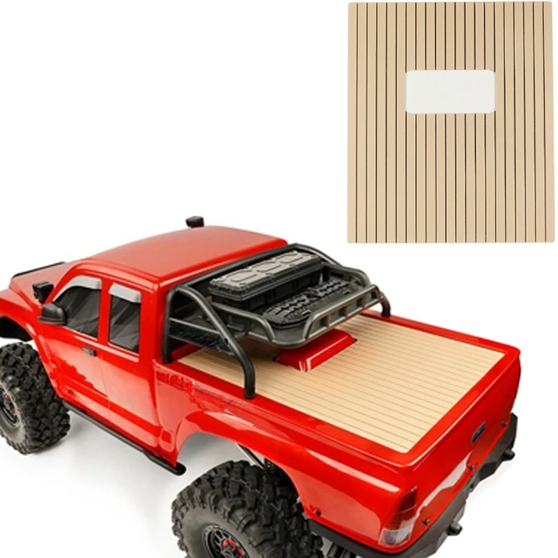 Image of 1 Stück Simulierte Hintere Holzverkleidung für 1/8 RC Crawler Auto MJX H8E Defender Zubehör