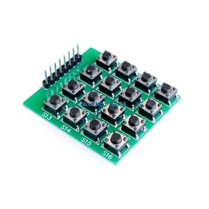 4x4 Matrix 16 Keypad Keyboard Module 16 Button Mcu for