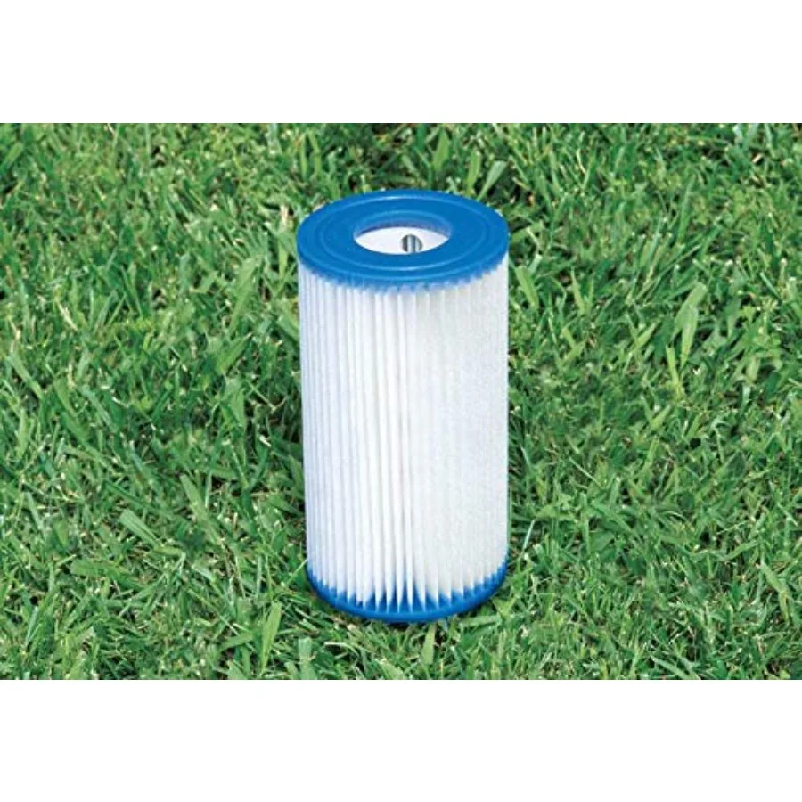 Intex 12 pés x 30 pol. estrutura de metal acima do solo redonda família piscina conjunto bomba para quintal lazer durável estrutura de metal constru