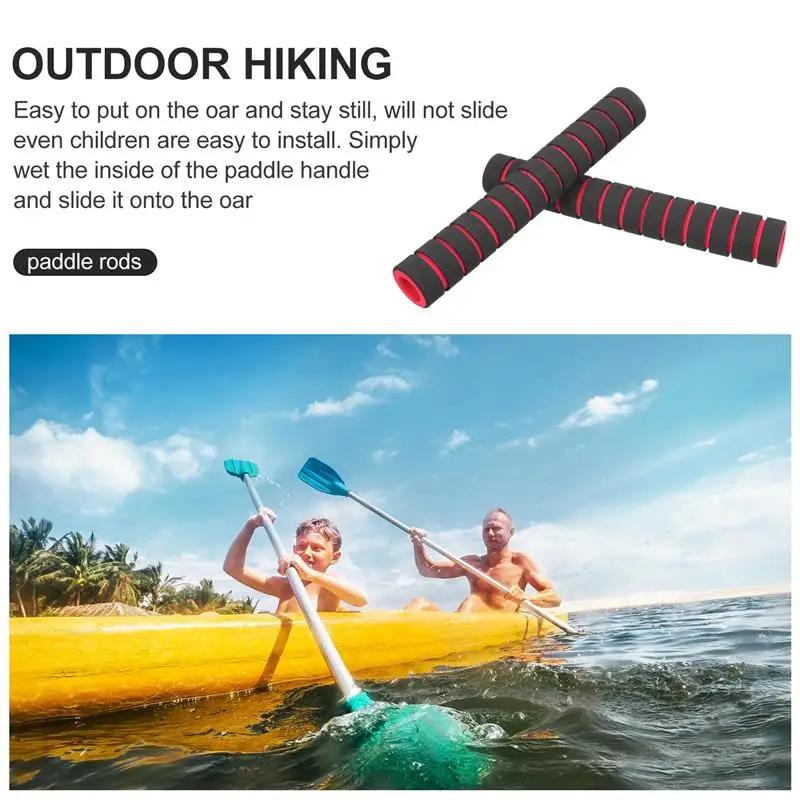 Empuñaduras de paleta para Kayak, cubiertas protectoras para Barra de remo, eje Protector, accesorios para Kayak