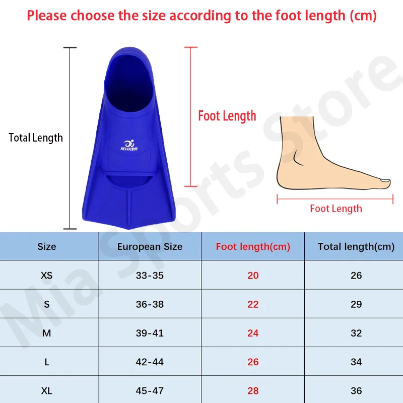 ใหม่สั้นว่ายน้ํา Fins คุณภาพสูงซิลิโคนดําน้ํา Fins ผู้ใหญ่เด็กว่ายน้ําการฝึกอบรม Fins เริ่มต้นว่ายน้ํารองเท้าน้ํา