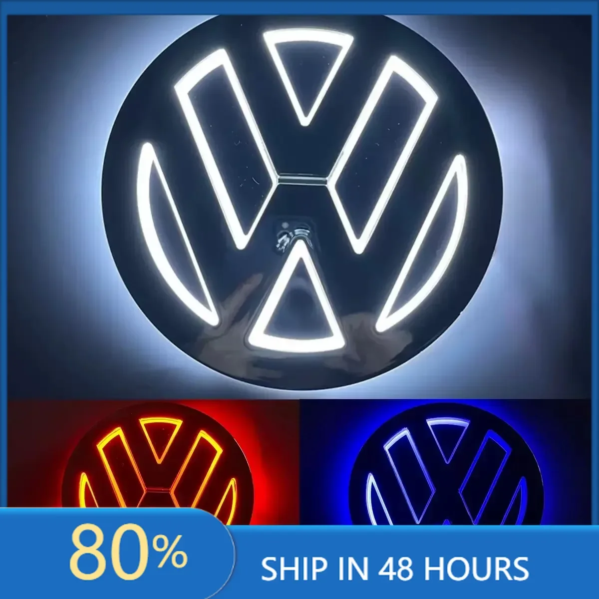 

Колпаки ступицы 11 см 5D Logo Light Светодиодный задний значок Передняя решетка для VW CC Bora Golf Jetta POLO MAGOTAN Passat Logo Light Багажник St