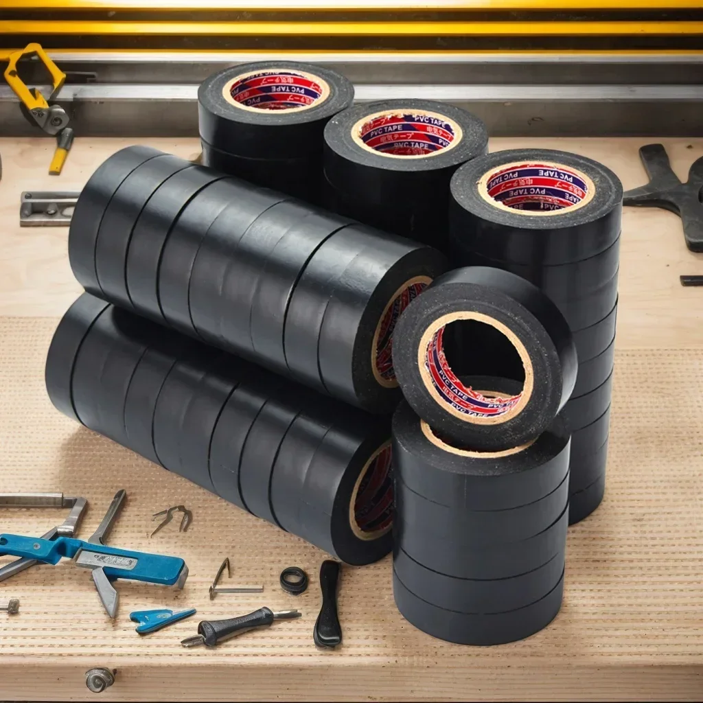 

10PCS/Lot, 6 Color 15M Electrical Tape PVC Wear-resistant Flame Retardant Lead-free Insulating Waterproof Eletrician Tape