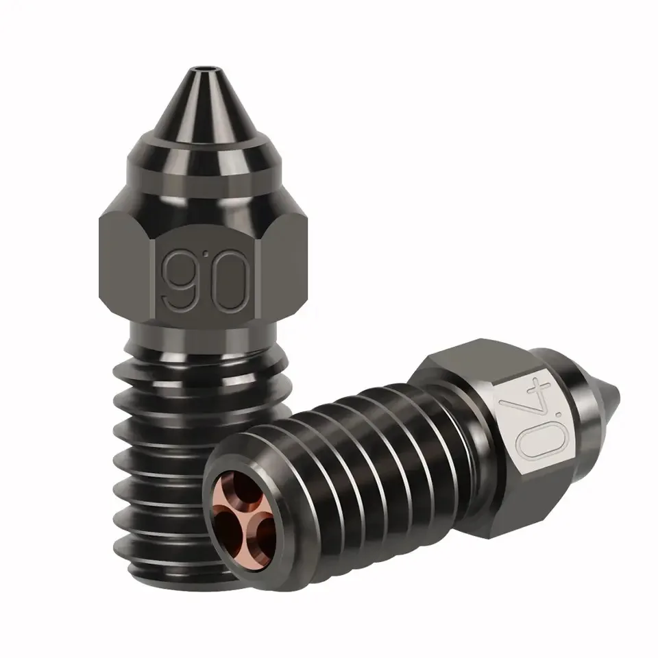 For Ender 3 V3 SE Nozzles Kit 0.2 0.4 0.6 0.8 1.0mm High-Speed CHT Nozzle for Ender 5 S1/7/Spider Ender-3 V3 SE 3D Printer 3pcs