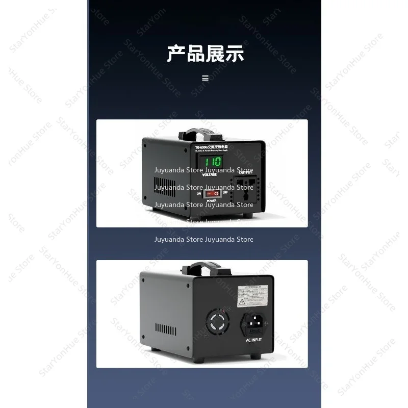 For Voltage & Frequency Conversion, AC 220V 50Hz to 110V 60Hz Transformer, For Korea 220V Japan 100V USA 120V 60Hz view 6