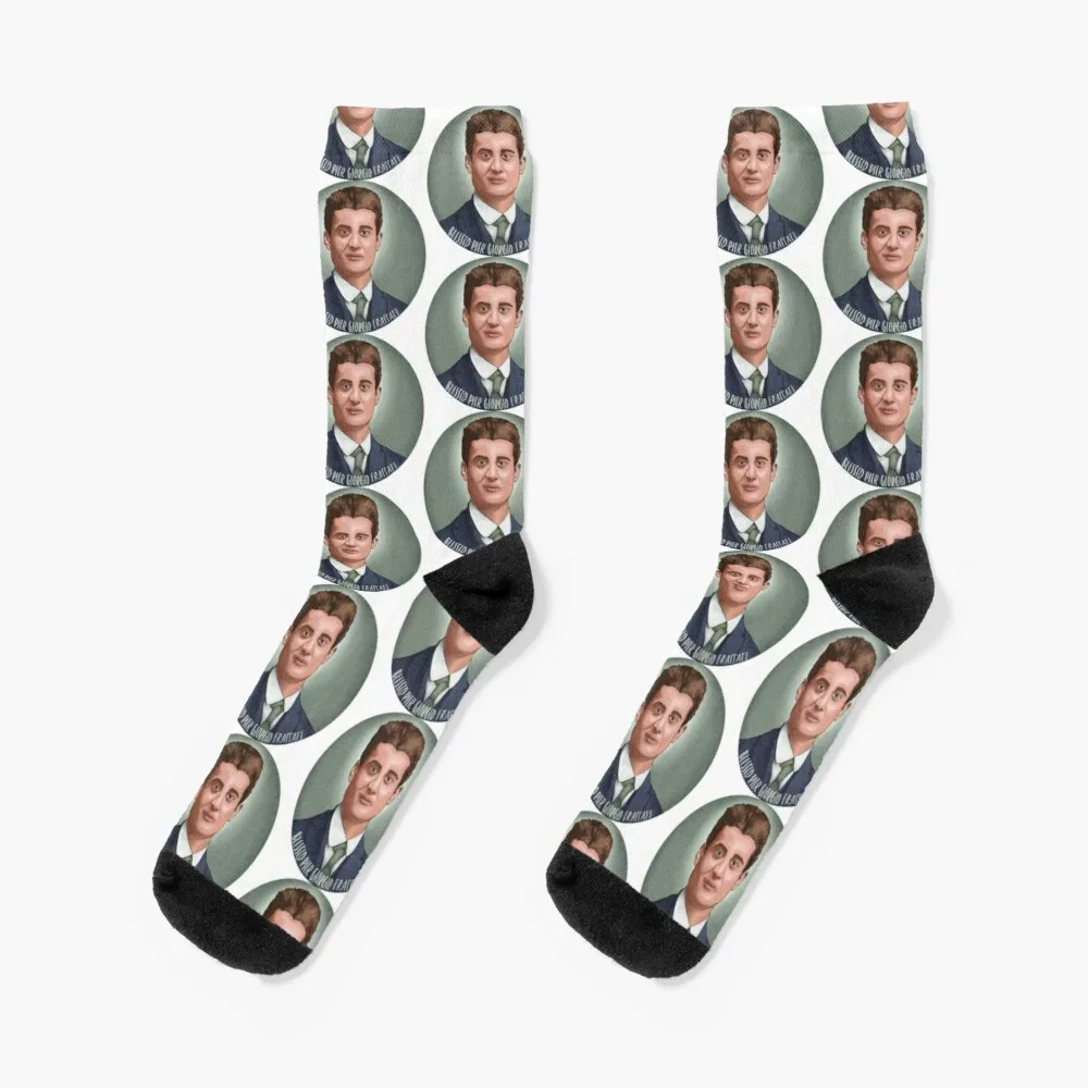 

Blessed Pier Giorgio Frassati - StickerSocks Warm Socks Winter Woman