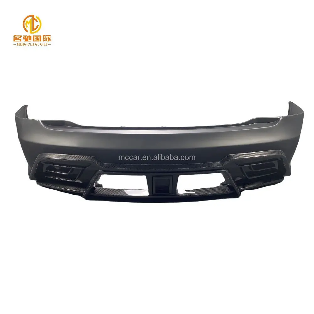 

For Teslas Model S Diffuser Body Kit Carbon Fibre Russia Style Diffuser Rear bar Rear Bumper