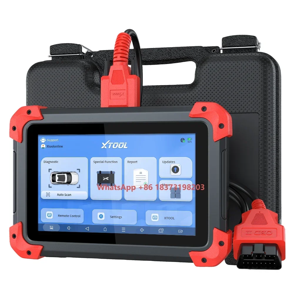 

XTOOL D7S All-in-One Car Programming Tool 2 Scanner Diagnostic Device Key Fob Programmer All Keys Lost 39+ Reset FCA 7