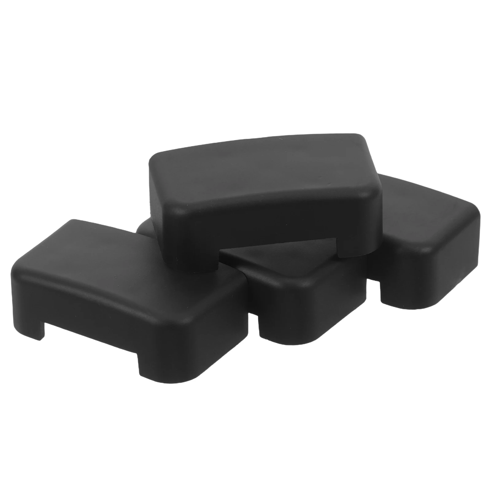 

4 Pcs Seat Protective Cover Anti-kick Protection Back Row Car Rail Abs Seats Protectors Accessories Accessory