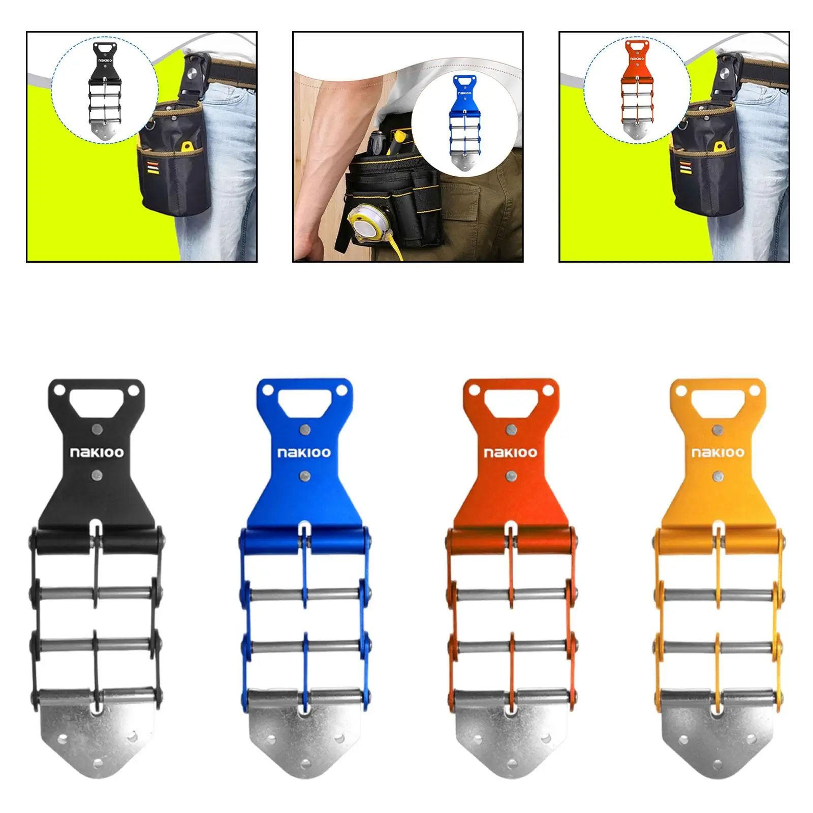 Tool Belt Buckle Conversion Kit Flexible Chain Carpenters Lightweight Versatile