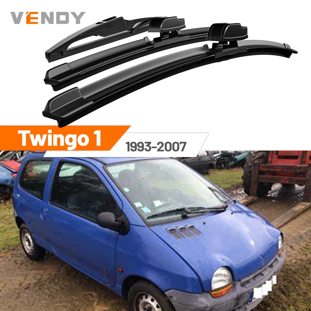 Für Renault Twingo 1 1993-2007 2000 2001 2002 2003 2004 Vordere & Hintere Scheibenwischerblätter Windschutzscheibenwischer-Set Zubehör