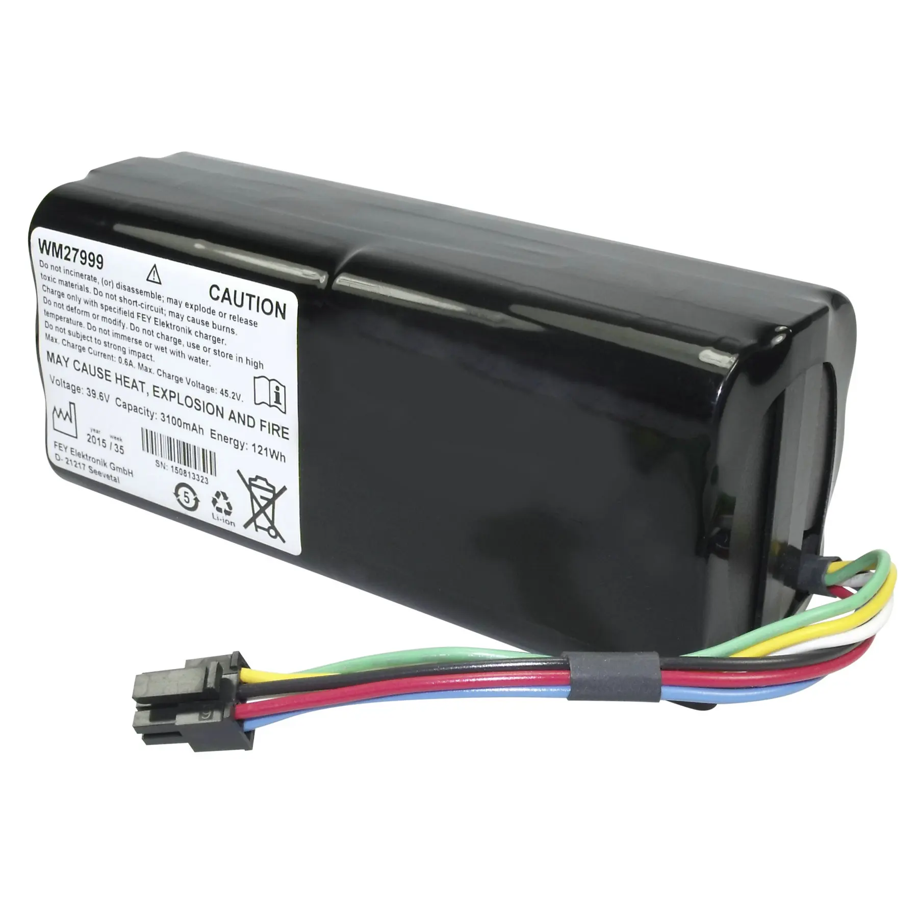 39.6V 3100mAh Replacement WM27999 WM15876 WM27929 WM27999 Medical battery for Fabricante WEINMANN VENTIlogic LS