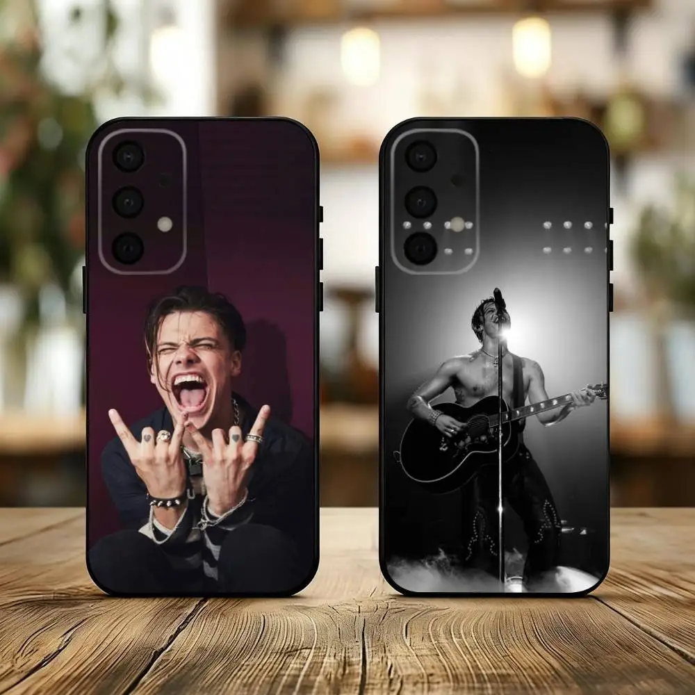 

Cool Y-Yungblud Music Singer Phone Case For Samsung Galaxy A73,A72,A71,A70,A53,A52,A51,Others Soft Black Cover