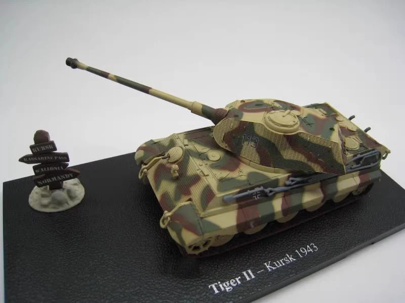 1/72 German Tiger KING Heavy Tank Model Kursk 1943 Alloy finished product collection model