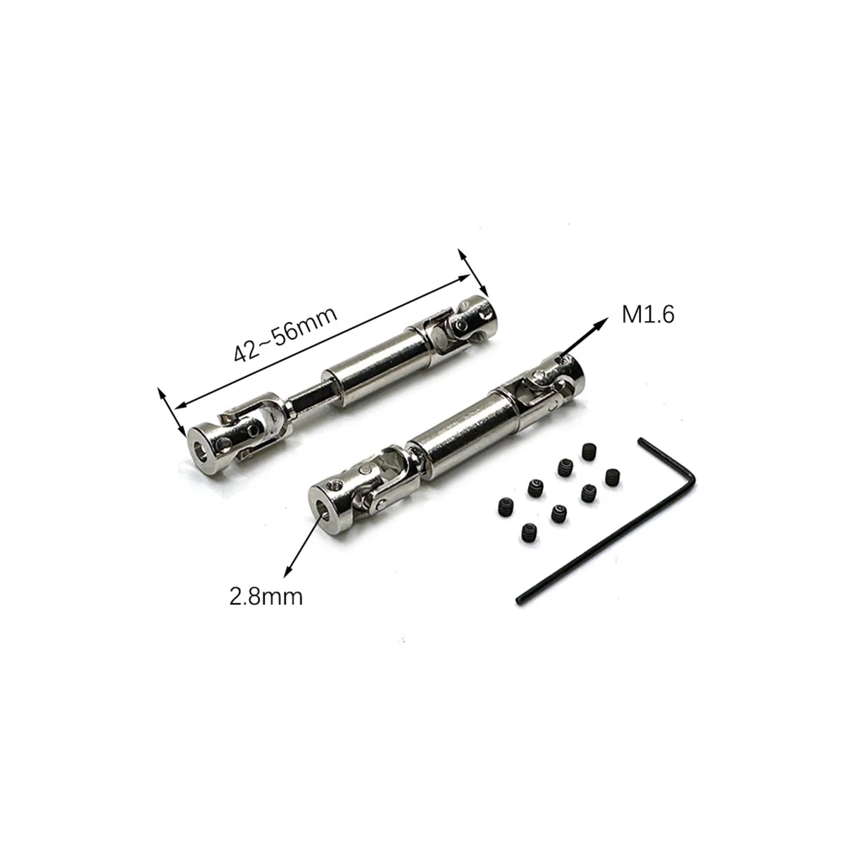 Dla FMS FCX24 metalowy wał napędowy CVD wał napędowy 1/24 gąsienica RC części zamienne do samochodów akcesoria