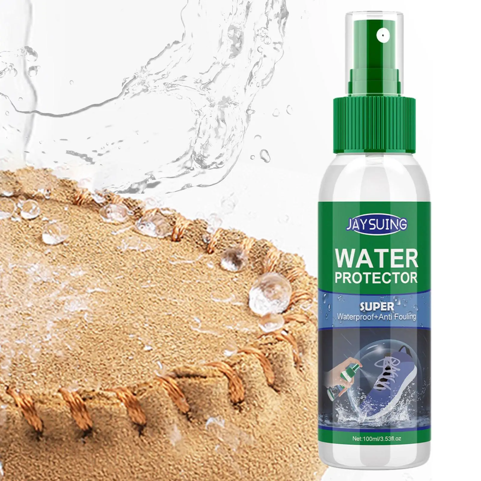 2X واقي حذاء رذاذ طلاء مسعور مقاوم للماء للأحذية من قماش الجلد السويدي #2