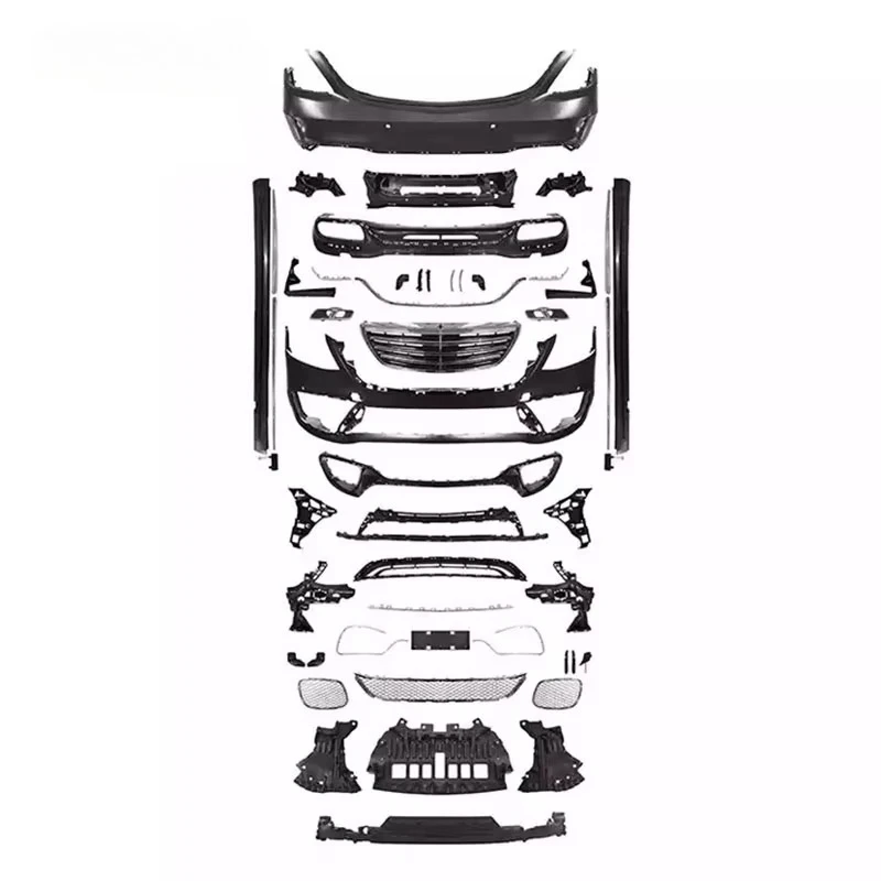 

Car Body Kit Bumper Set Exterior Styling Replacement Accessory Fit for S-Class W222 2014-2020