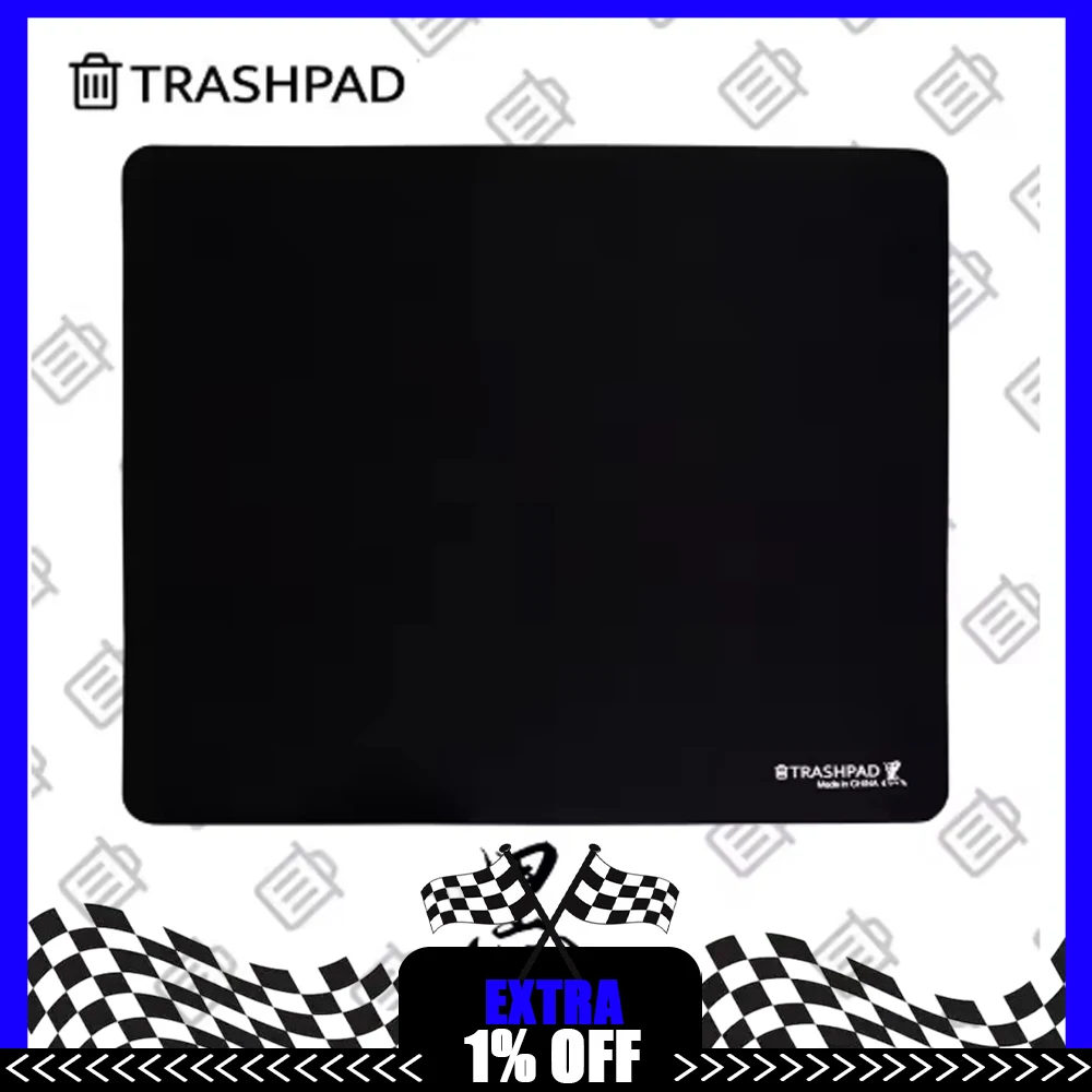 TRASHPAD BLACK Gaming Mousepad FPS Controlled Astringency Mouse Pad Skidproof For CSGO PUGB APEX Valorant Pc Accessories Gifts