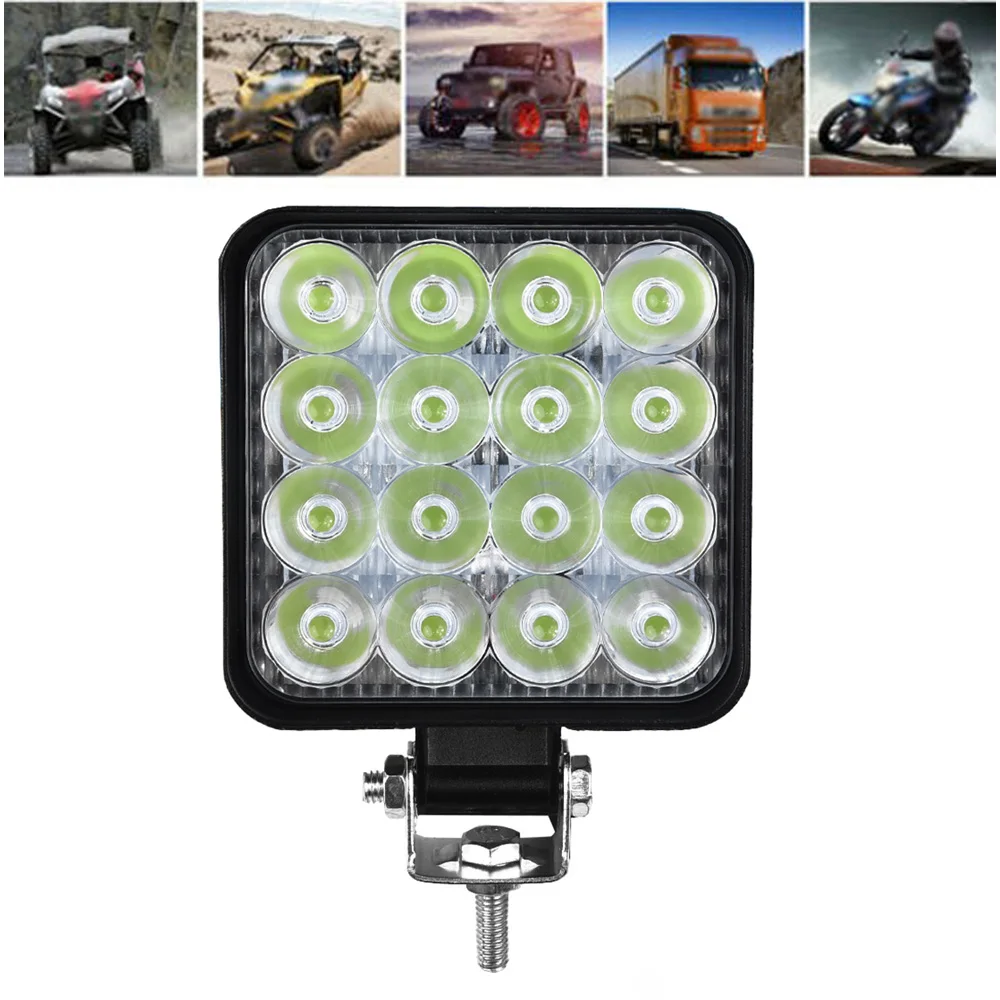 Flood Light Bar Work Light Work light Aluminum Alloy Stainless Steel ATV Bar Car Driving Floodlight Fog Lamp Off-road