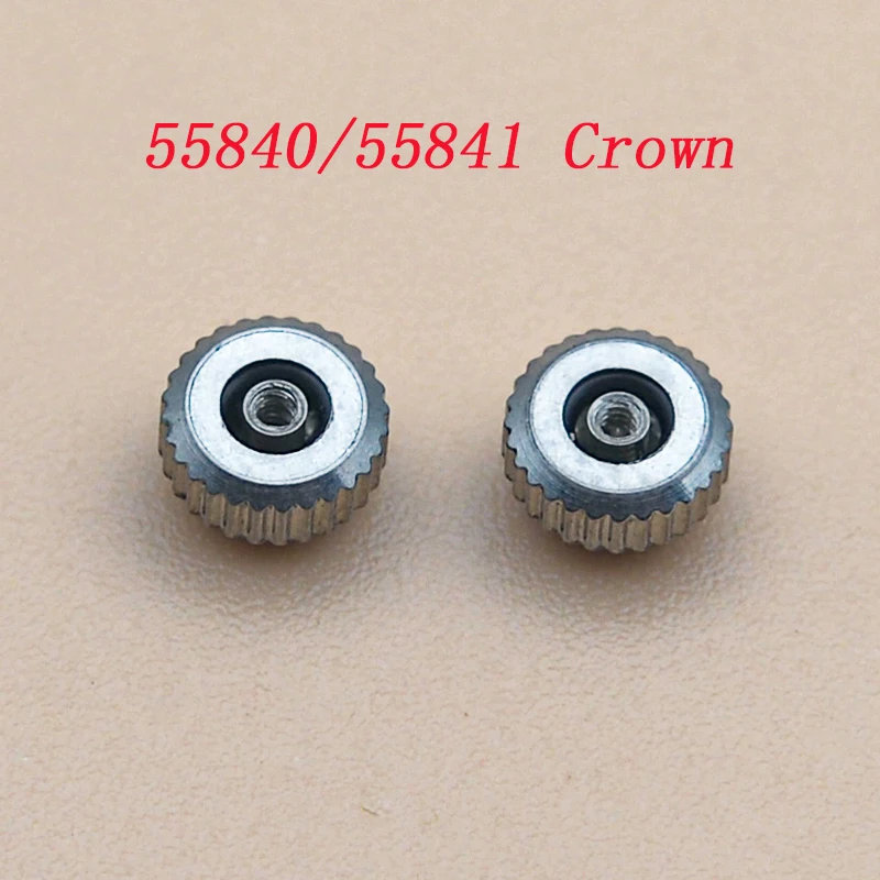 

Stainless Steel Crown Fit 55840 55841 Movement Accessories Replacement Spare Parts For Oriental Double Lion Watch Modified